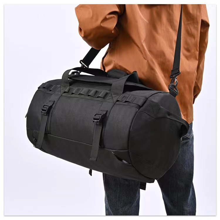 Borsa da viaggio sportiva per uomo, borsa da campeggio all'aperto di grande capacità, tracolla, borsa da uomo con separazione tra asciutto e bagnato_voghion.com