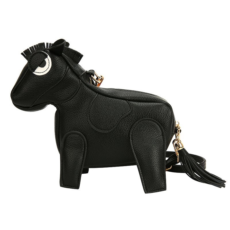 Design alla moda da donna, bambola carina, personalità divertente, marchio trendy, forma cartoon monospalla, borsa a tracolla in pony_voghion.com