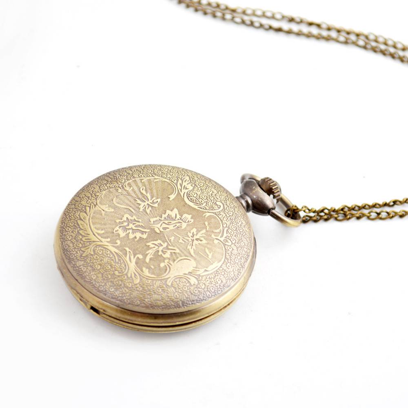 Grande orologio da tasca al quarzo pentagramma Orologio da tasca casual al quarzo da donna_voghion.com