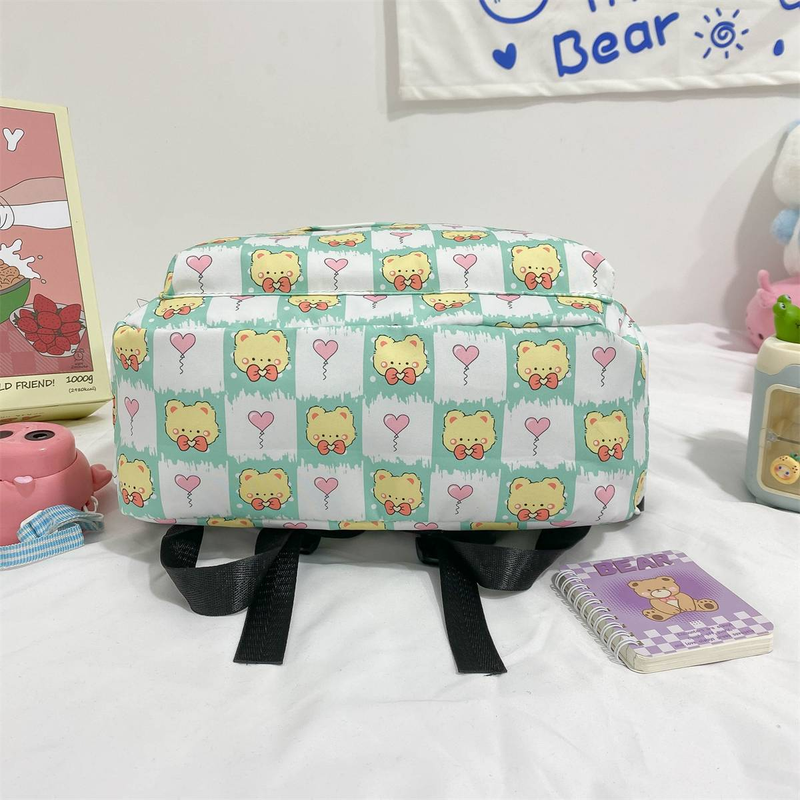 2024 New Backpack Set, Fashionable Cartoon Print Large Capacity Backpack with Matching Accessories_voghion.com