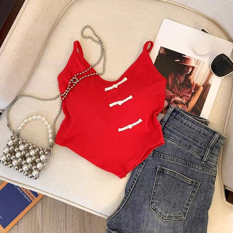 Intimates för kvinnor Ny kinesisk retro nationell stil Liten sele Integrerad bröstsjal Vacker rygg Cheongsam-design Unik innertopp_voghion.com