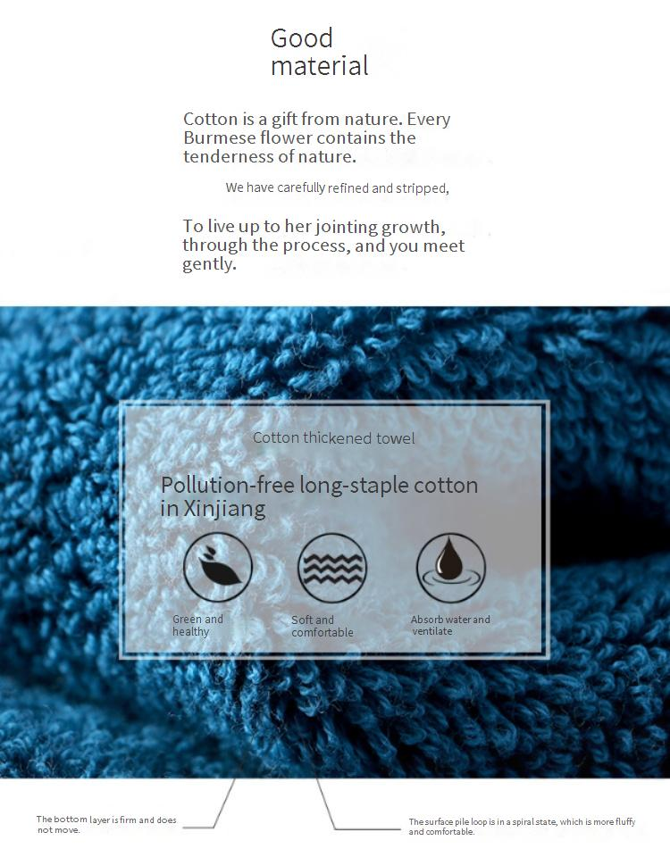 Pure Cotton Towels Cotton Hotel Adult Face Wash Towels Thickened 140g Soft And Absorbent_voghion.com