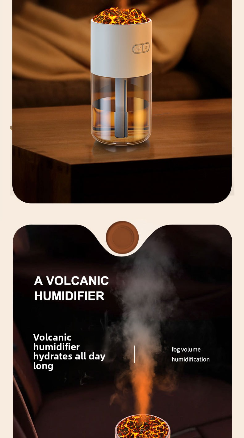 Mini Humidifier With Aroma Diffuser & Mood Light – Compact Ultrasonic For Home/Office (White/Pink) – USB Powered, 2-8H Timer, ABS Plastic Shell_voghion.com