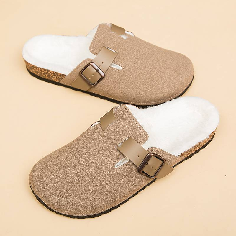 Pantuflas de algodón acogedoras Cloud para hombre: comodidad ultrasuave para el hogar_voghion.com