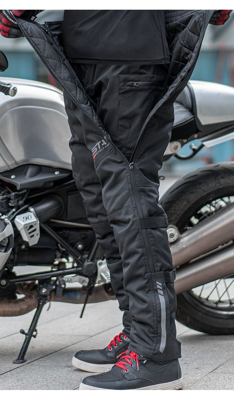 Men's & Women's Quick-Release Thermal Motorcycle Riding Pants – Waterproof, Windproof & Reflective For All-Weather Commuting & Adventure_voghion.com