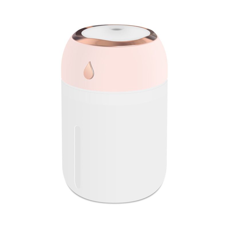 Tragbarer USB-Luftbefeuchter mit bunten LED-Leuchten für Schlafzimmer und Büro, 200 ml/330 ml Mini-Schreibtisch-Luftbefeuchter, leiser Betrieb,_voghion.com