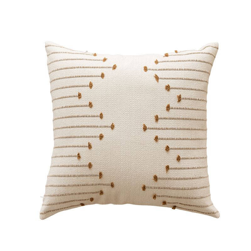 Kissenbezüge-Set aus Baumwolle im Bohemian-Stil – moderne, gestreifte dekorative Kissenbezüge für Sofa, Bett, Wohnzimmer_voghion.com