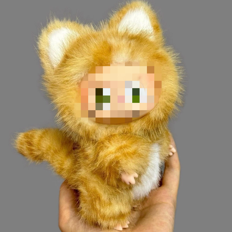 (Keine Puppen) Für Labubu Outfits Monster Handgemachte Katze Süßes Outfit Set Für 17cm Diy_voghion.com