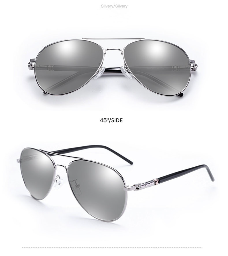 Neuheiten Klassische Polarisierte Sonnenbrille Für Männer Zum Autofahren Retro Metall Angeln Marke Designer Schwarz Pilot Sonnenbrille Männlich UV400 Schutzbrille_voghion.com