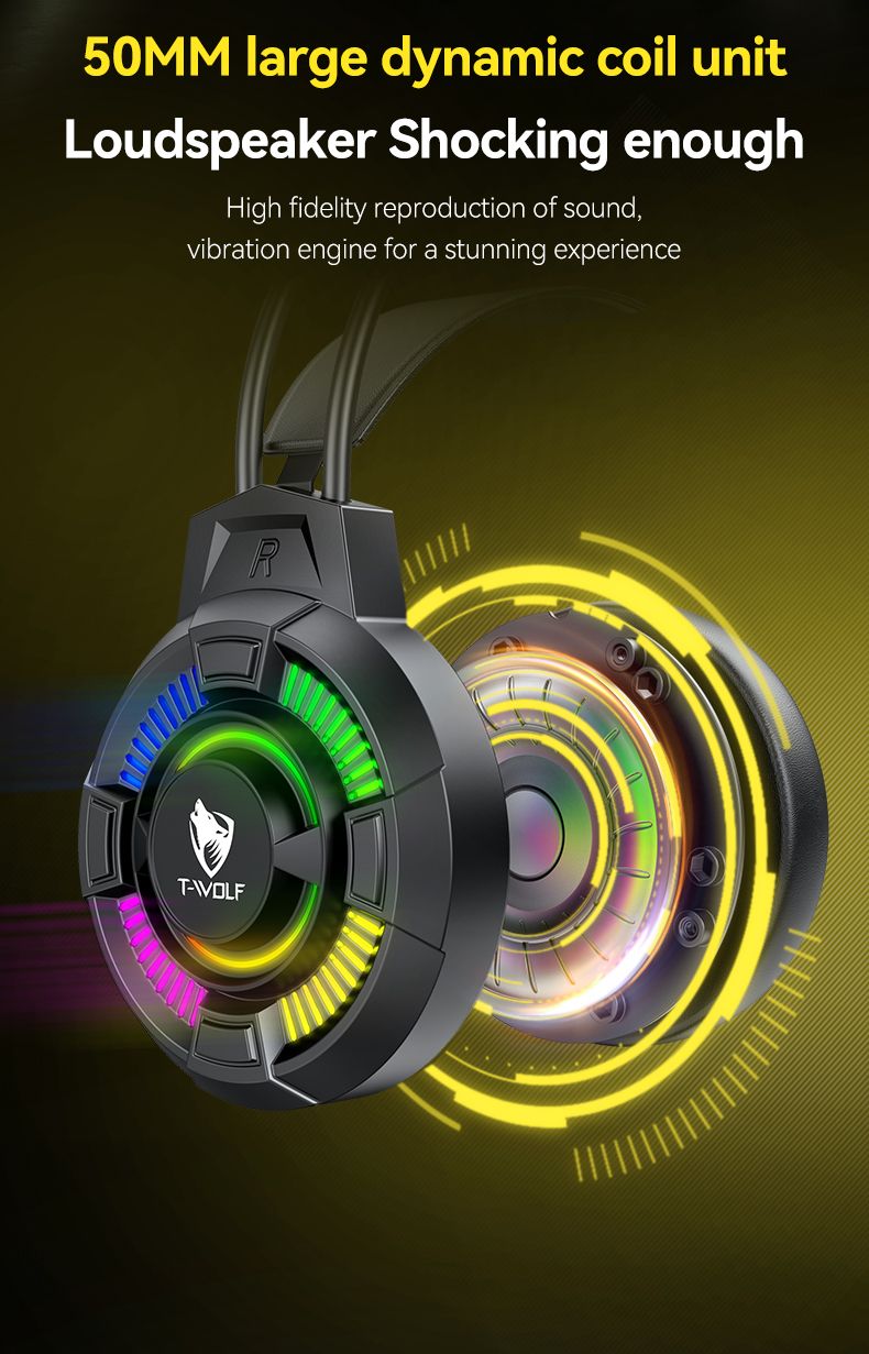 Gaming Headset Bass Stereo Over-head Earphone Pc Laptop Microphone Wired Headset Earphone And Headphone For Computer_voghion.com