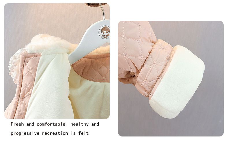 Dicker, wattierter Winteranzug für Babys. Gepolsterter, wattierter Mantel für Babys. Zweiteiliger Baby-Ausflugsanzug_voghion.com