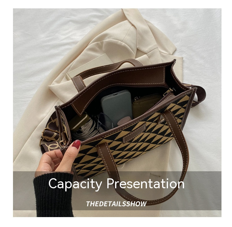 Herbst und Winter Große Kapazität Taschen 2023 Neue frauen Taschen Mode Pendler Schulter Taschen Casual Persönlichkeit College Student Tragetaschen_voghion.com