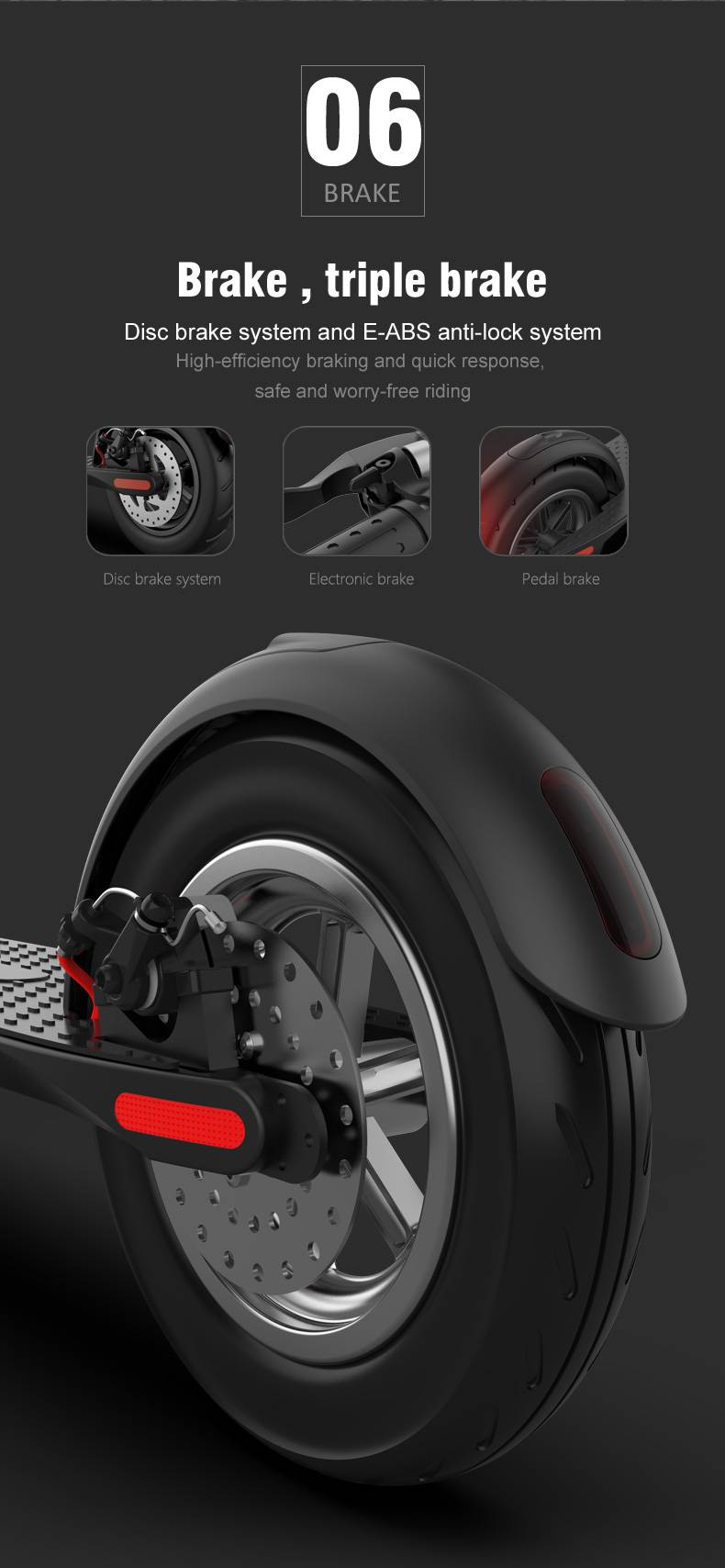 Electric Scooter For Adult 36v 350W 10Ah X8 10" Self-balance 15.6MPH Folding Kick Escooter_voghion.com