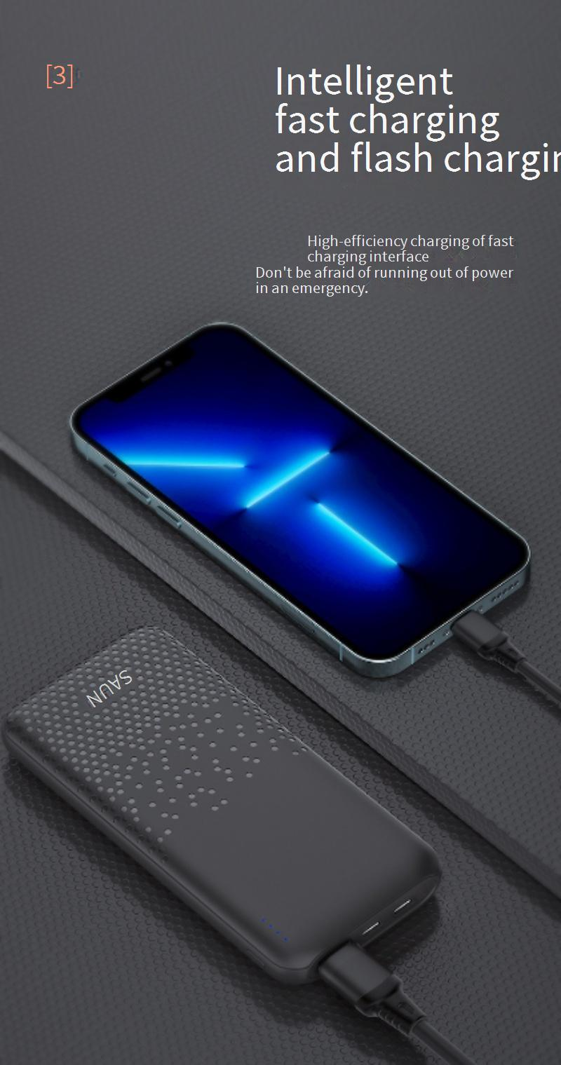 Power Bank Spot 3C Certificado Carregamento Rápido Banco de Energia Móvel 10.000 MAh Bateria de Polímero Padrão Real Personalização de Presente Power Bank_voghion.com