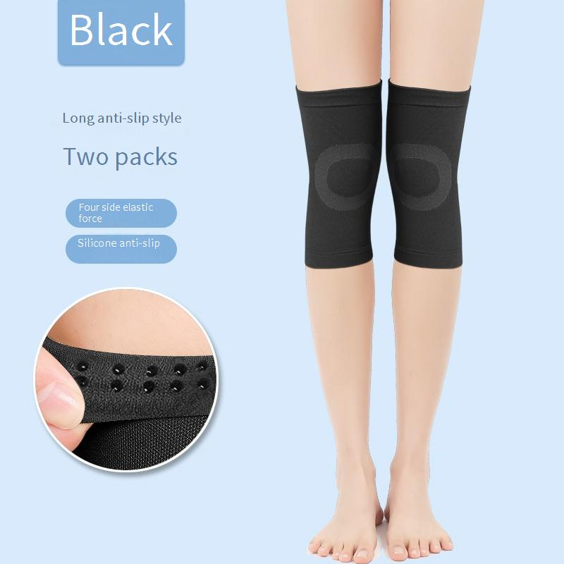 Ginocchiere a compressione per donne e uomini - Supporto traspirante, leggero e antiscivolo per corsa, basket, palestra e sport (paio)_voghion.com