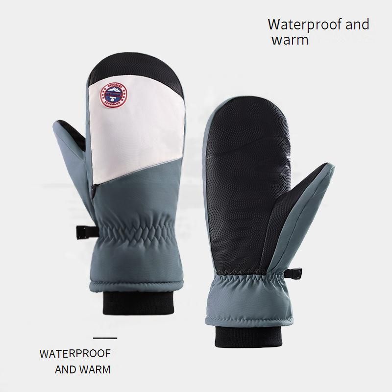 Damen-Skihandschuhe, wasserdicht, winddicht, Thermo-Touchscreen, Outdoor-Sport-Reithandschuhe mit Fleecefutter_voghion.com