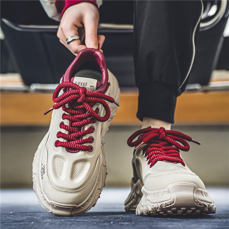 Offre spéciale, durée et quantité limitées, jusqu'à épuisement des stocks ! Chaussures de sport décontractées en mousse à semelles épaisses pour hommes et femmes, très prisées._voghion.com