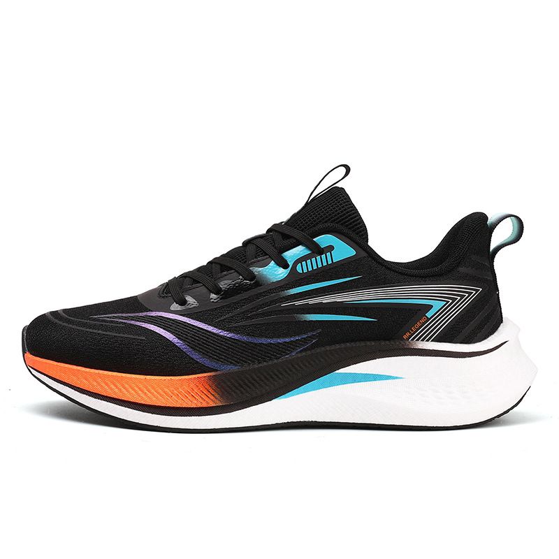 Plus Size Fashion Casual Sports Couple Style Popcorn Carbon Plate Autumn New Breathable Non-Slip Racing Running Shoes_voghion.com
