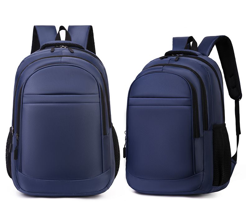 Multi Functional Men's Business Backpack Company Gift College Student Backpack Solid Color Simple Daily Commuting Backpack_voghion.com
