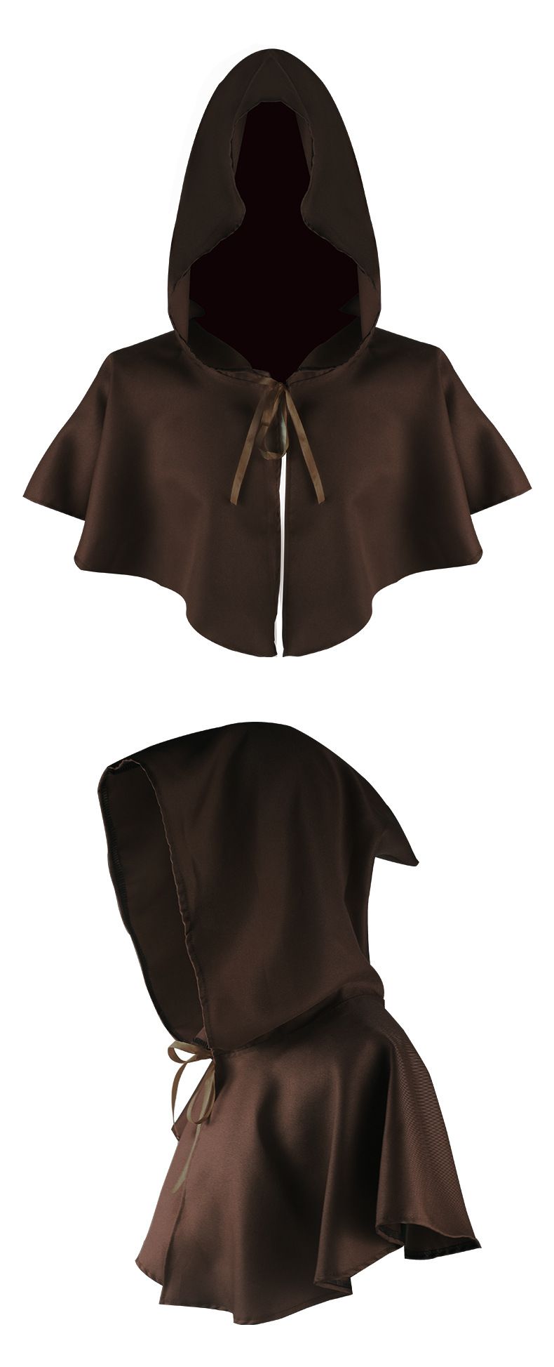 Nuovo costume di Halloween COS, mantello del mietitore medievale con cappuccio, costume da cosplay_voghion.com