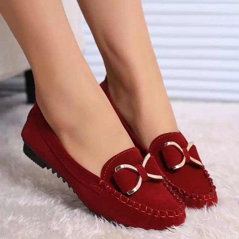 Chaussures décontractées pour femmes baskets chaussures plates de travail noires pour femmes_voghion.com