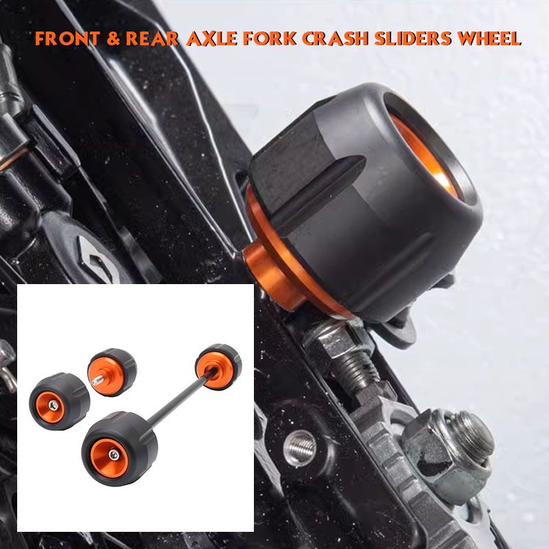 Acessórios para motocicletas Eixo dianteiro e traseiro Garfo Protetor de roda para DUKE 390 para DUKE 250 2024_voghion.com