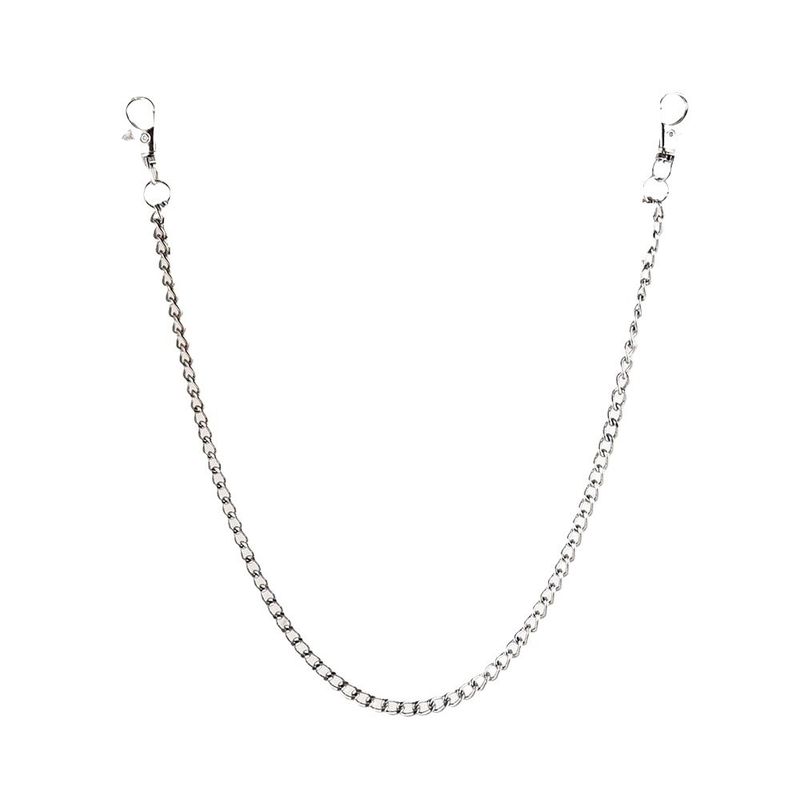 Mode Trendy Hosen Ins Taille Hip Hop Metall JK Jeans Gürtel Unisex Kleidung Kette_voghion.com