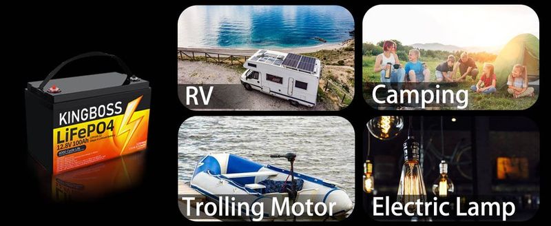 In Stock 12V Lithium Battery 12V100AH RV Lithium Battery Outdoor Lithium Battery LiFePO4 Energy Storage Battery_voghion.com