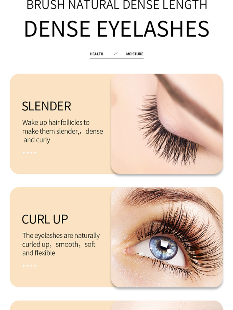 Nuovo trucco popolare BIOAOUA Mascara dimagrante liquido sottile e spesso arricciacapelli nero_voghion.com
