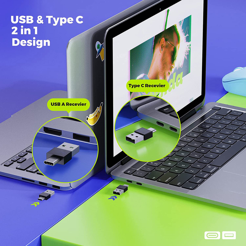 Xinweiqing 2 in 1 Drive Free Simulate Movement USB Type-C Mouse Mover for Windows XP/7/8/10/11/for OS/for Android_voghion.com