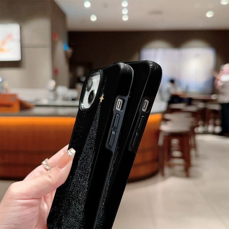 50455555550<=3 Starlight Christmas Tree Compatible With 16 Phone Case 15 Pro Max Film 14 Stand 13 Two-in-One 12_voghion.com