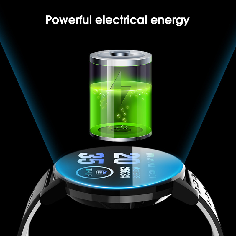 Xinweiqing Smart Watch, multifunktionale Gesundheitsüberwachung, wasserdicht, modisch, Sport-Herzfrequenzmesser, Smart Watch zum Laufen_voghion.com