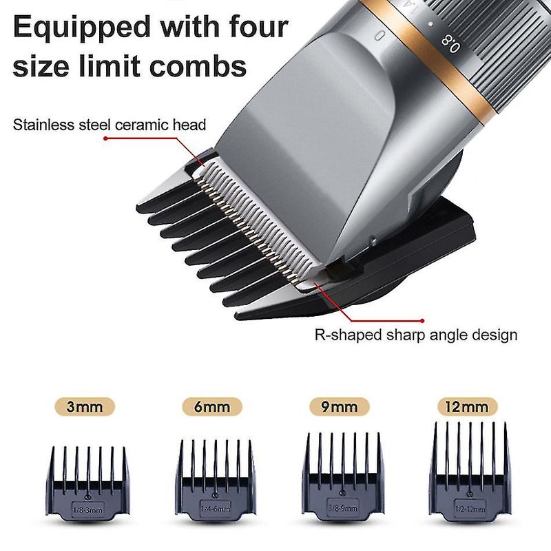 Tosatrici per peli di cane Tosatrici elettriche per cani e gatti Kit per la toelettatura (animali domestici/gatti/cani/conigli) Set di strumenti per il taglio dei capelli Ricaricabile_voghion.com