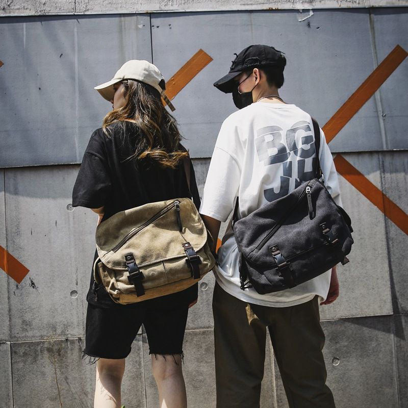 Canvas grote capaciteit crossbody modieuze schoudertas voor mannen_voghion.com