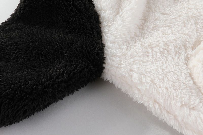 Tutina invernale per mamma e bambini, con cappuccio, foderata in morbido pile, per neonati e bambini (0-12 mesi) – Design accoglienti a tema animali_voghion.com