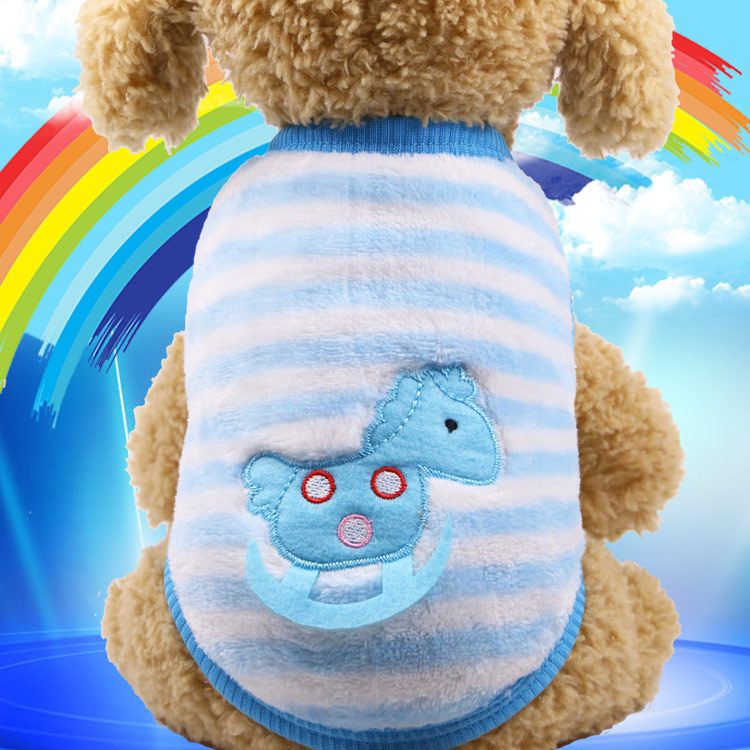 Flannel Teacup Dog Puppy Cat Pet Teddy Clothes Vest Apparel Factory_voghion.com