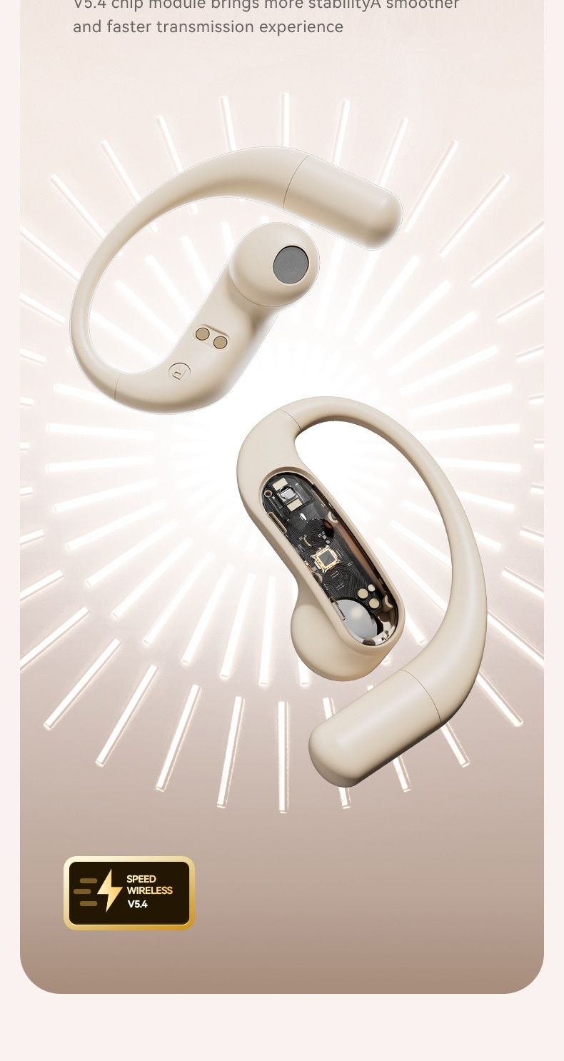 NeoGear M122 Noise Cancelling Long Battery Life Cross-Border 2025 New AI Translation Over-Ear Bluetooth Earbuds_voghion.com