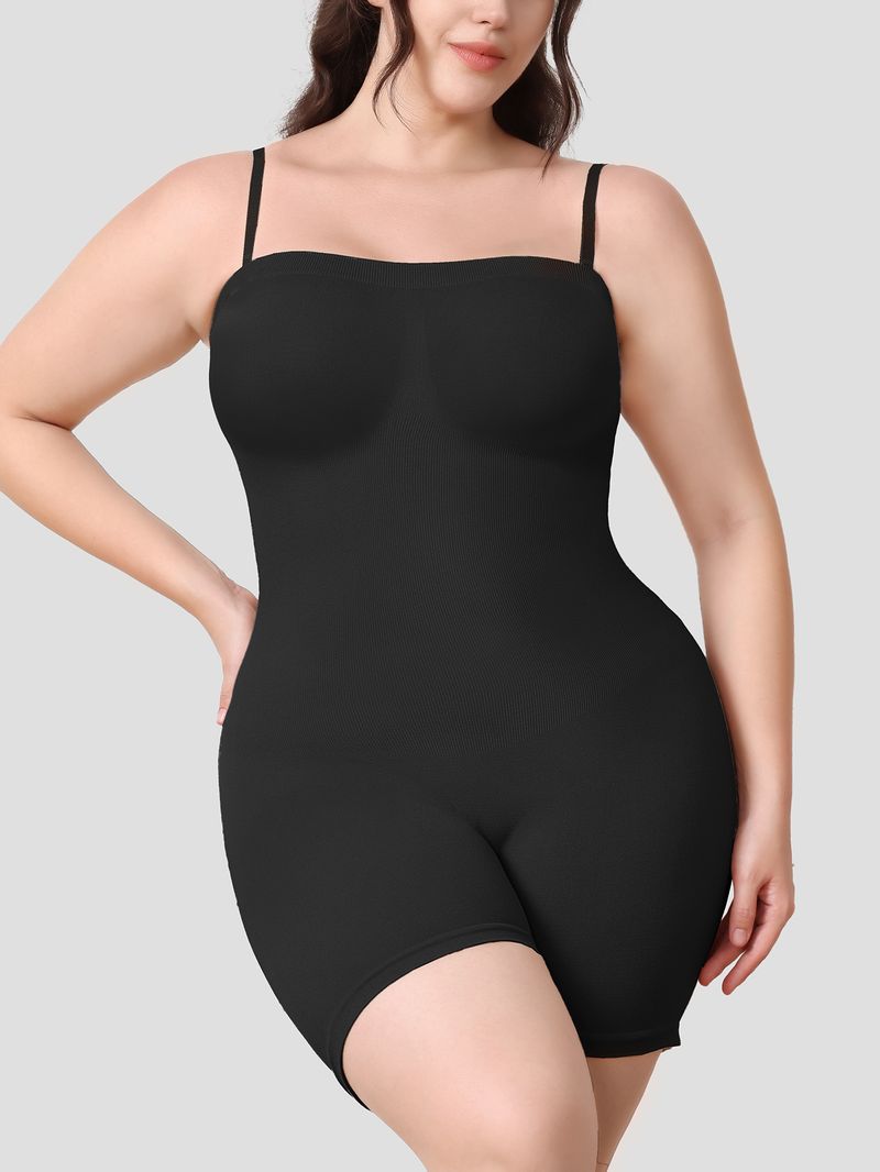 tuta a tubino senza cuciture un pezzo collant da donna che solleva l'addome e i fianchi tuta_voghion.com