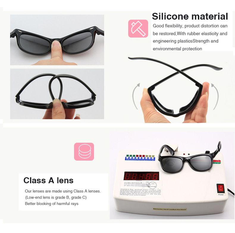 Flexible Polarized Baby Sunglasses with Adjustable Strap for Toddler Newborn Infant Age 0-36 Months 100% UV Protection_voghion.com