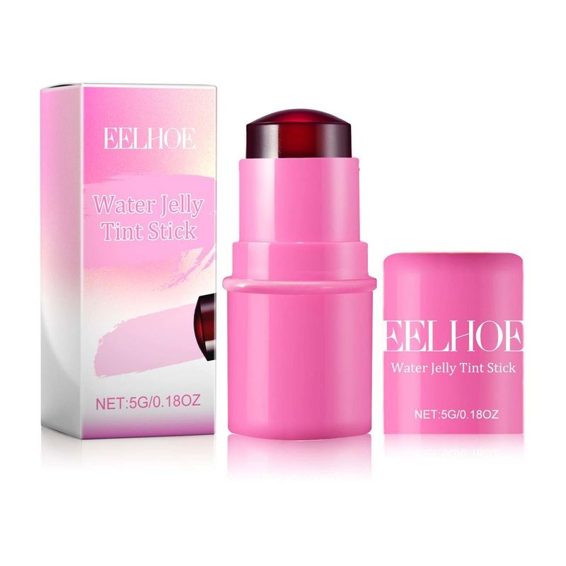 EELHOE Fruit Jelly Blush Lip Gloss Stick Lazy Contouring Even Skin Tone Brightening And Colorful Easy To Apply Lip Gloss Stick_voghion.com