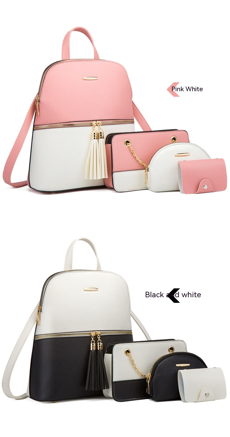 Backpack 2023 New Products Launched Top Quality Large Capacity Four-piece Set Shoulder Crossbody Bag High-end Women's Bag_voghion.com
