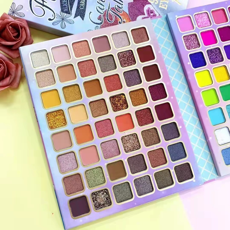 Augenblume Prinzessin 96 Farbe große Platte Lidschatten Perle matt hell Kristall Bühne Make-up Kinderkleidung_voghion.com