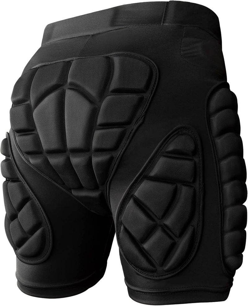 Cienfy 3D-Hüftschutz, Eva-Gesäßpolster, gepolsterte Shorts, Crashpad, Aufprallschutz für Skifahren, Skaten, Snowboarden_voghion.com