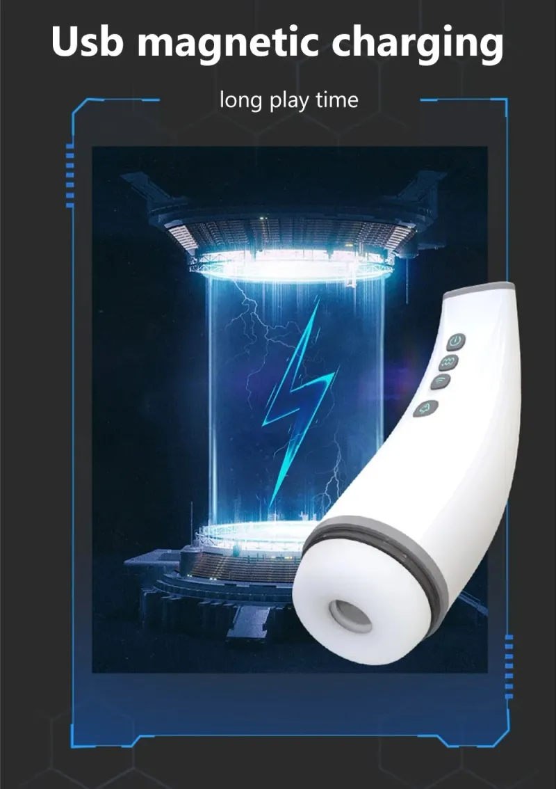 Men's Intelligent Airplane Heating Automatic Telescopic Masturbation Cup Counting Sucking Moaning Masturbator Adult_voghion.com