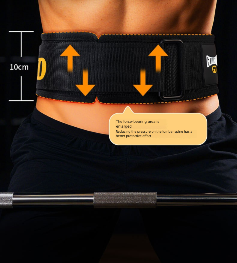 Neuer Fitness-Hüftgürtel für Männer, Unterstützung für tiefe Kniebeugen und Kreuzheben, Gewichtheber-Trainingsgürtel, Profi-Sport_voghion.com