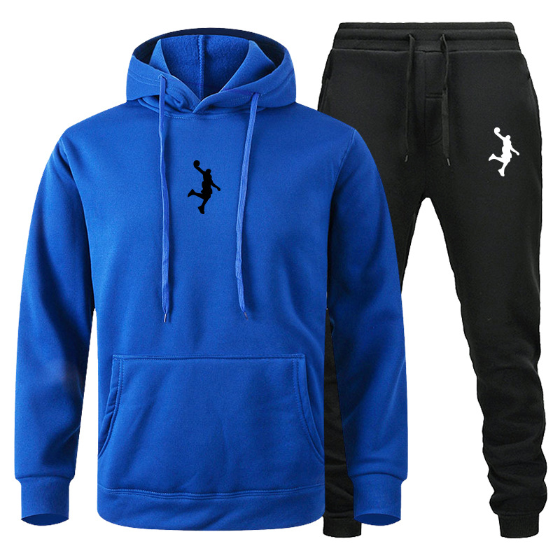 Ensemble de pulls pour hommes, vêtements de sport décontractés, ensemble de pulls pour couple à manches longues automne et hiver, ensemble de pantalons de salle de bain deux pièces_voghion.com