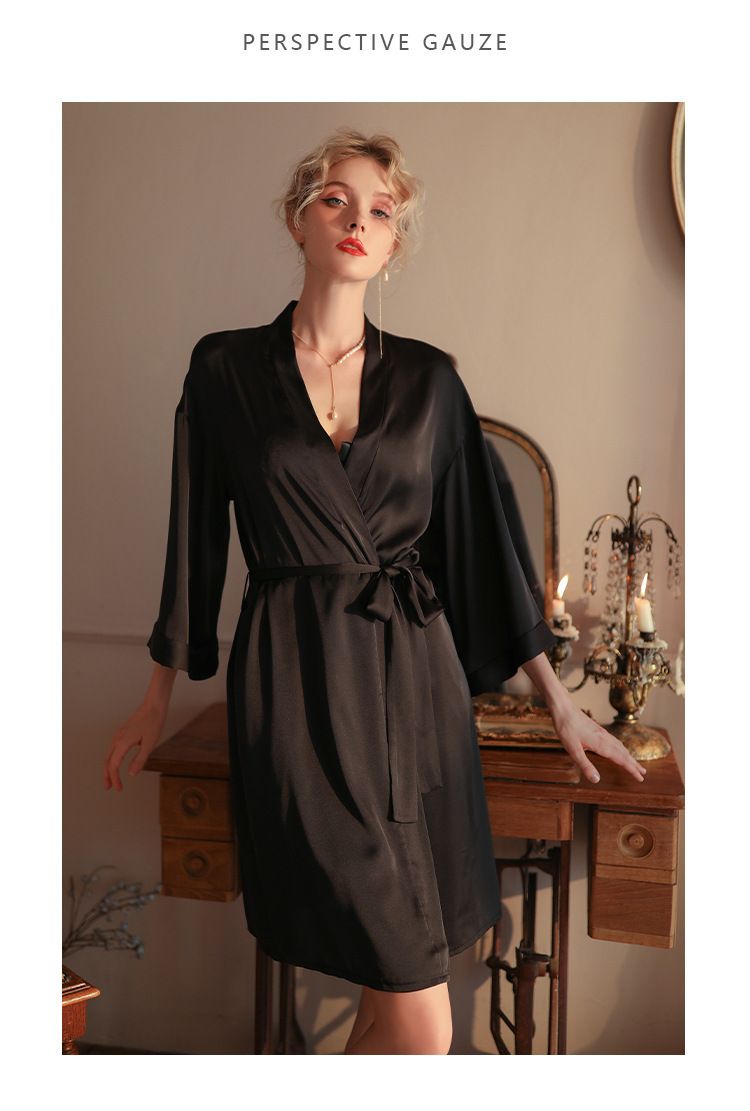Pijama sexy de mujer con almohadillas para el pecho, pijama de verano con tirantes para mujer, pijama de encaje con espalda hueca, pijama, conjunto de dos piezas_voghion.com