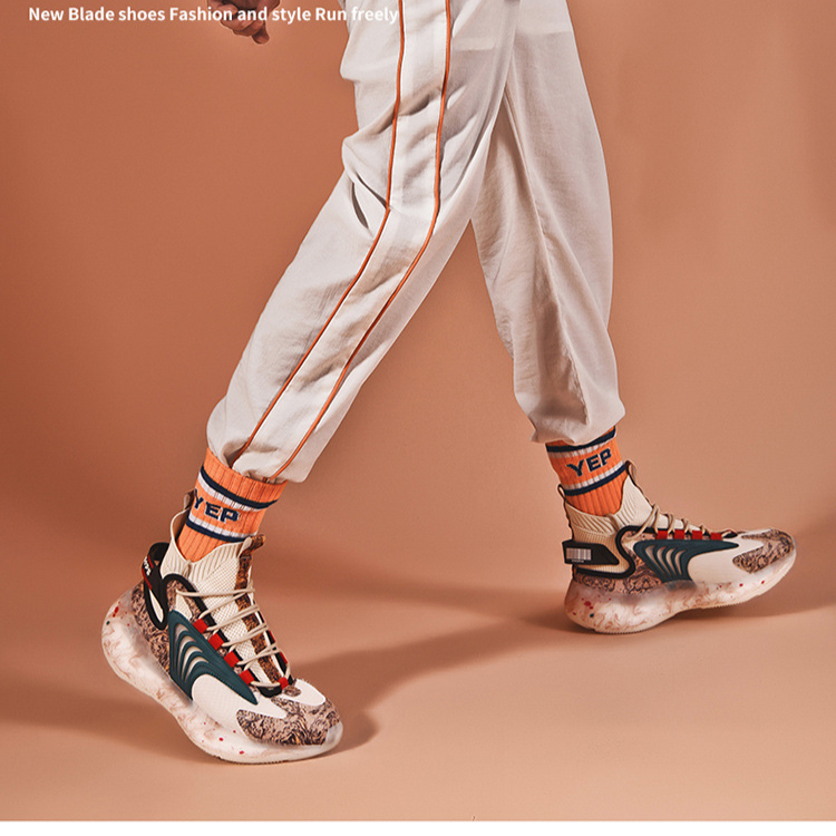 Men's new large high top basketball sneakers winter plush insulation casual dad men's trendy shoes_voghion.com