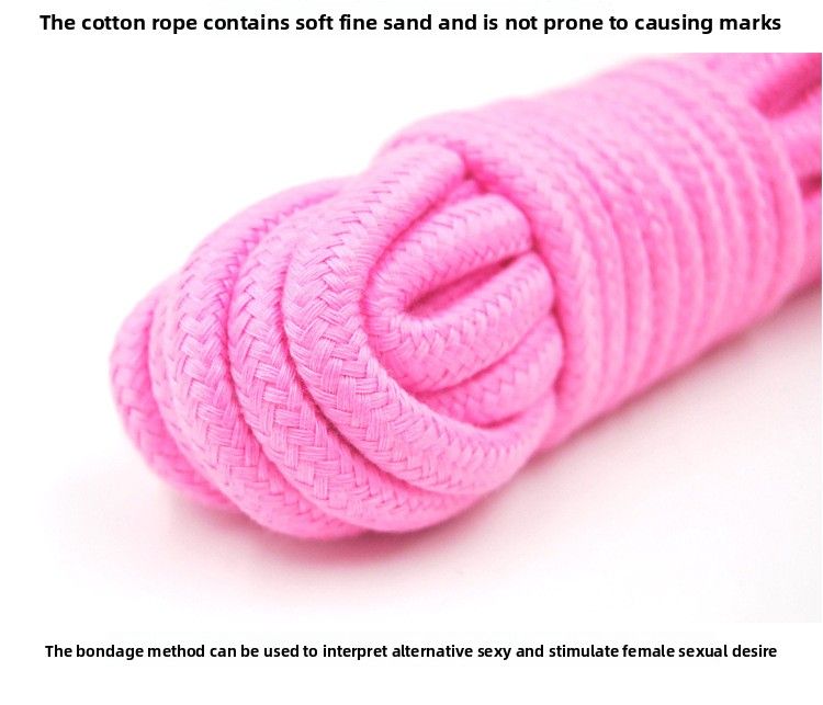 SM Sex Props SM Corda di cotone in bundle 10m 20m Corda in bundle per sesso Prodotti per adulti Giocattoli sessuali alternativi_voghion.com