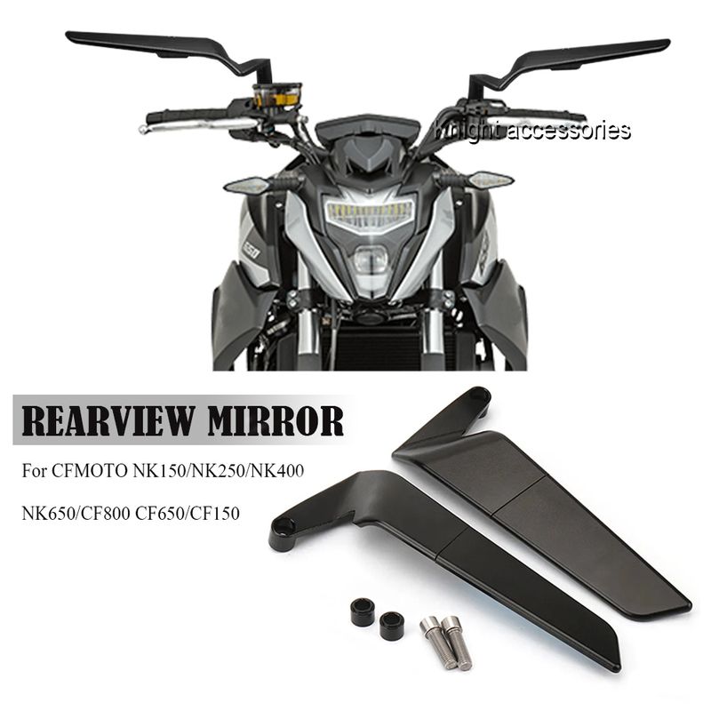 Tilbehør Motorsykkel Bakspeil Bakspeil For CFMOTO NK150 NK250 NK400 NK650 CF800 CF650 CF150_voghion.com